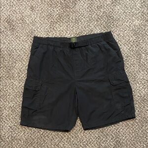 Black Timberland Cargo Men Shorts
